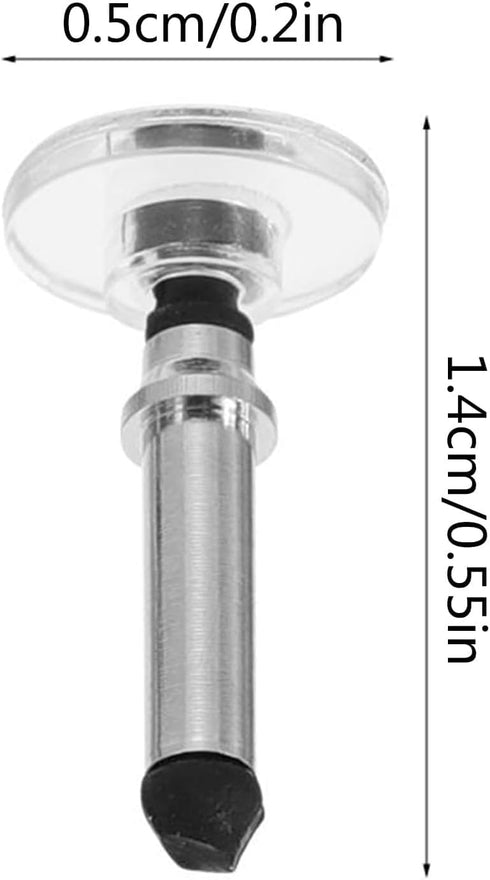 12 Pieces Universal Replacement Disc Tip Stylus Pen Tips Round Transparent Disc Tip for Touch Screen Tablet Phone Replacement Disc Tips for Stylus...