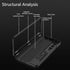 Case for Samsung Galaxy Z Fold 4 5G Magnetic Hinge Protective Case with 3 Adjustable Stand Modes,Ultra Thin Luxury PC Shockproof Anti-scratch Kick...