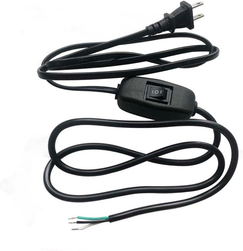 Power Tool for 60KTYZ 50KTYZ Motor AC Power Cord Switch Plug Extension Cord 2-Pin Plug with Waterproof 3-Position Switch...
