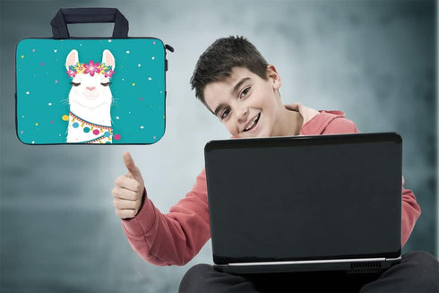 AMARY14 15 15.4 15.6 inch Laptop Handle Bag Computer Protect Case Pouch Holder Notebook Sleeve Neoprene Cover Soft Carrying Travel Case for Dell L...