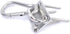 2 Set Heavy Duty Hanger Hook Hammock Wall Mount, Suspension Ceiling Hooks Outdoor Swing Mounting Hook Exercise Hook Stainless Steel Swivel Carabin...