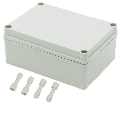 Zulkit Junction Box ABS Plastic Dustproof Waterproof IP67 Junction Boxes Universal Electrical Project Enclosure DIY Electronic Project Box Grey 6....