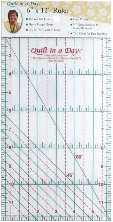 Quilt in a Day 6-Inch by 12-Inch Ruler...