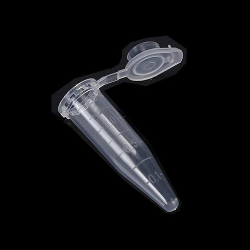 1.5ml Microcentrifuge Tubes with Snap Cap, Polypropylene Graduated, 500 Pcs Sterilized Clear Plastic Small Vials with Caps for Sample Storage with...