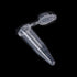 1.5ml Microcentrifuge Tubes with Snap Cap, Polypropylene Graduated, 500 Pcs Sterilized Clear Plastic Small Vials with Caps for Sample Storage with...