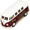 1962 Volkswagen Classic Bus with Decals 1/32 scale Die Cast Model Toy Car - MAROON...