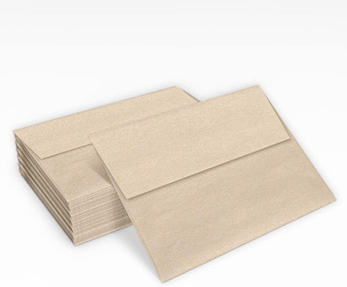 LUXPaper 4Bar A1 Invitation Envelopes | Peel & Press | 3 5/8" x 5 1/8" | Taupe Metallic | 80lb. Text | 50 Qty...