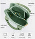 Small Tote Bag with Zipper, 2024 Canvas Multi-Pocket Crossbody Bag Shoulder Bag Satchel Hobo Bag Messenger Bag...