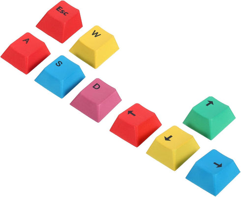 PATIKIL Mechanical Keyboard Keycaps, 1 Set Keyboard Replacement Universal W S D a Esc Up Down Keys, Multicolored...