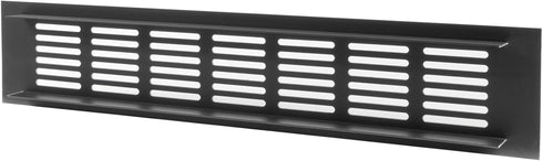 Vent Systems 12'' x 2.4" Inch Brown - Aluminum Ventilation Grille - Home Improvement Floor, Wall, Door Duct Cover 300x60mm...
