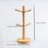 Mug Holder Tree, Bamboo Mug Tree Stand, Countertop Mug Tree, Coffee Cup Stand for Countertop, Coffee Cup Holder with 6 Hooks...