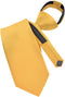 Vittorio Farina Solid Satin Zipper Ties for Men - Men's Fashion Accessories - Tie for Any Occasion...
