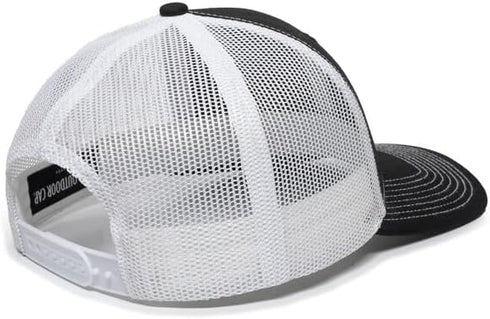 Outdoor Cap Men's Standard mesh Back Ballcap, Navy/White...