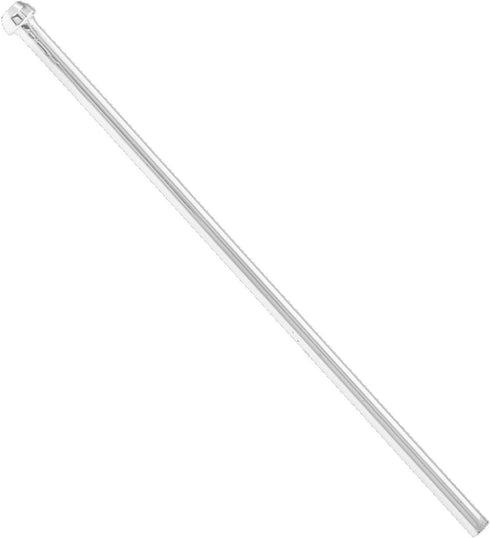 Westbrass D119-50 3/8" x 12" Brass Bullnose Faucet Riser Supply Line, Powder Coat White...