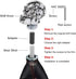 muge racing Skull Shift Knob Transmissions Gear Shifter Knob Fit Most Manual Automatic Cars Truck SUV Black...