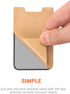 Cell Phone Pocket Self Adhesive Card Holder Stick On Wallet Sleeve with Adhesive RFID Card ID Credit Card ATM Card Holder for iPhone Android 2 PAC...