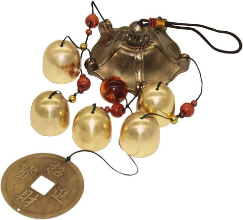 Hooshing Lucky Wind Chimes Tiny Metal Garden Bells Feng Shui Chimes for Home Outdoor Garden Patio Hanging Decor Gift...