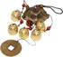 Hooshing Lucky Wind Chimes Tiny Metal Garden Bells Feng Shui Chimes for Home Outdoor Garden Patio Hanging Decor Gift...