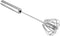Stainless Steel Egg Whisk, Hand Push Rotary Whisk Blender, Versatile Milk Frother, Hand Push Mixer Stirrer for Blending, Whisking, Beating & Stirr...