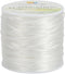 PH PandaHall 60 Yards Clear Elastic String Cord, 0.8mm Polyester Stretch Thread Elastic Bracelet Rope Crystal Beading Cord for Party Decor Jewelry...