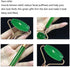 Facial Massage And Scraping Skin Care Tool And Neck Roller Set For Skin Care, Reducing Puffiness And Improving Facial Wrinkles (Green)...