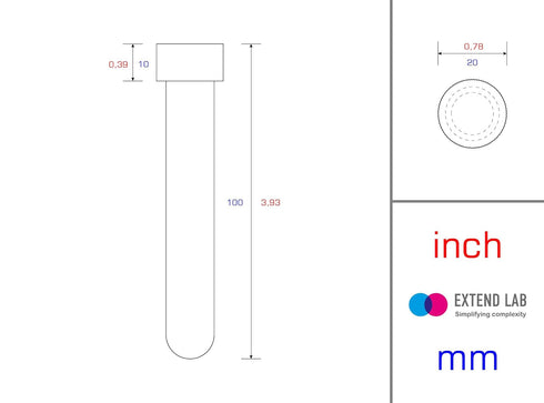 10ml Plastic Test Tubes - Ideal for Various Uses like Scientific Experiments, Birthday Party Favors, Plant Propagation, Storage Solutions & More -...
