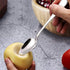 4 piece colorful Grapefruit Spoons 6.5 inch Metal Stainless Steel Grapefruit Spoons stainless steel spoon for dessert fruit and salad...