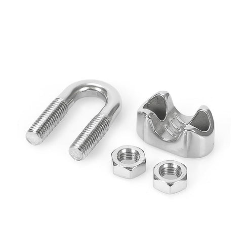 Venforze M2 1/16"inch Wire Rope Clamp 12PCS, 304 Stainless Steel M2 Wire Cable Clamps...