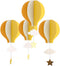 AZOWA Large Size Orange Hot Air Balloon Decorations Pack of 8...