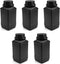 Othmro 5pcs Plastic Lab Chemical Reagent Bottles, 1000ml/33.81oz Wide Mouth Liquid/Solid Square Sample Storage Container Sealing Bottles with Anti...