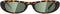 Trendy Oval Sunglasses for Women Men Fashion Narrow Tiny Glasses Retro 90s Skinny Sun Glasses Black Tortoise Shell...