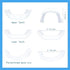 2 Pairs, Adjustable,Confident Smile for Men and Women(White)...