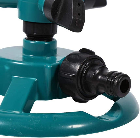 Sprinklers for Yard,Sprinkler,Garden Sprinkler,Water Sprinkler for Lawn,Lawn Sprinkler,Automatic 360 Degree Rotating Lawn Sprinkler, 3 Nozzle Irri...