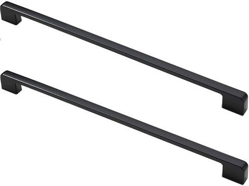 1 Pcs Hole Center 320mm Zinc Alloy Pulls American Simple Matt Black Door Handles, Drawers, Kitchen Cabinets, Doors, Wardrobe Pulls,Furniture Hardw...