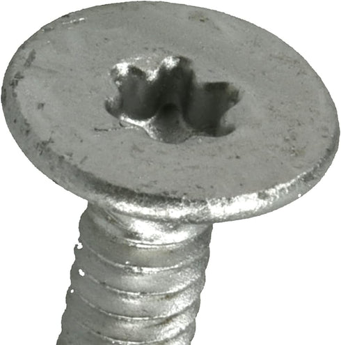 Premium Self-Drilling Metal Screws, Epoxy Coated Steel, Wafer Head Wood to Metal Winged Point Screws, Silver, #10 x 1-7/16 inches, Box of 68 Screw...