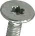 Premium Self-Drilling Metal Screws, Epoxy Coated Steel, Wafer Head Wood to Metal Winged Point Screws, Silver, #10 x 1-7/16 inches, Box of 68 Screw...