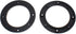FDXGYH 2 Pcs 6.5-Inch Auto Car Universal Fit ABS Speaker Spacers Car Stereo Speaker Spacer Adaptor Ring Mounting Bracket (Black)...