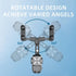 Car Phone Mount, 360 Rotatable and Retractable, Anti-Shake Design, Compatible with Samsung, iPhone, Sony......