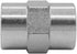 (4-PACK) 5000-02-02 Hydraulic Hose Adapter Fitting 1/8" Female (1/8-27 NPTF) × 1/8" Female (1/8-27 NPTF) SAE Straight Pipe Joints Connector Carbon...