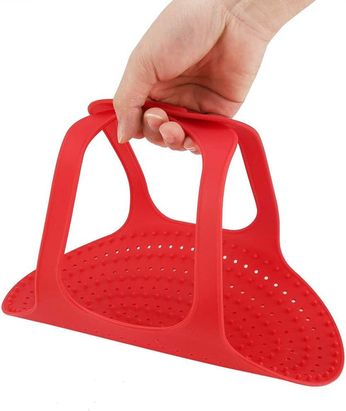 Silicone Turkey Lifter, Reusable Heat Resistant Non Stick Poultry Lifter Turkey Roasting Sling Oven Baking Mat for Home Cooking, 23.2 x 12.4 in...