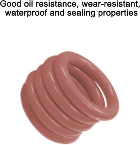 50PCS O-Ring Replacement, OEM#11105 Vehicle Oil Drain Plugs, Nitrile Rubber Automobile Transmission Engine Gasoline Sealing Gasket Rings, Universa...