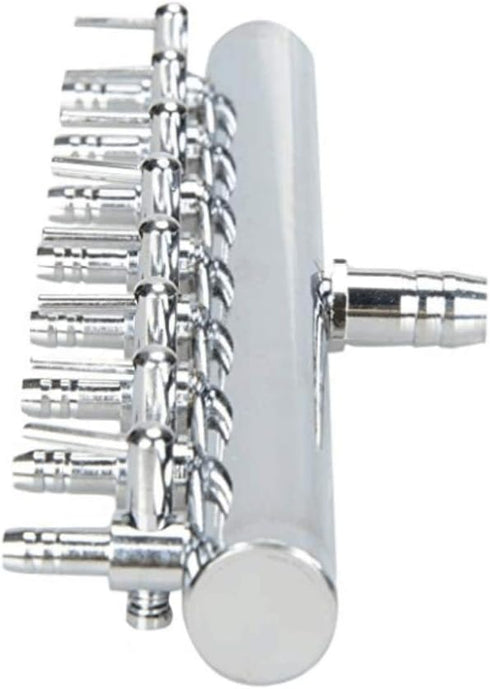 Stainless Steel Aquarium Fish Tank 8 Ways Air Flow Splitter Lever Control Valve...