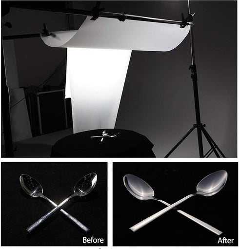 Diffusion Film Filter Sheet 6 Packs Kit 15.7x19.6inches/ 40x50cm Lighting Gel Diffuser Roll Photography Video for Led Flash Strobe Light...