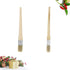 2PCS Round Paint Brush Wooden Handle Different Size 20mm 25mm Acrylic Watercolor Oil Painting Beginner Tool Furniture Waxing Brush...