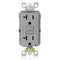 Leviton GFCI Outlet, 20 Amp, Self Test, Non Tamper-Resistant with LED Indicator Light, Protection from Electric Shock and Electrocution, GFNT2-GY,...