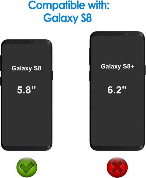 JETech Screen Protector for Samsung Galaxy S8, TPU Ultra HD Film, Case Friendly, 2-Pack...