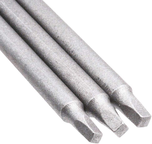 6Pcs 1/4 Inch Shank Long Magnetic Square Head Screwdriver Bits Set Power Tools SQ1 SQ2 SQ3 (100mm)...