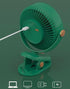 500mAh Portable Rechargeable Clip on Fan, 5 inch Battery Operated Fan, 3 Speeds Personal Fan, 360 Rotation Small Desk & Clip Fan, Ideal for Outdoo...