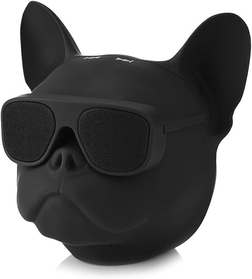 Bulldog Speaker Wireless Bluetooth Speaker, French Bulldog Speaker Portable Mini Speaker Bulldog Head Cool Artistic Stereo Decorative Speaker Supp...