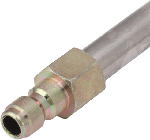 HEEPDD U Shape Pressure Washer Extension Wand, 4000psi 1/4 Inch Quick Connect Power Washer 45° Curved Rod Wand Lance for Gutter Patio Car Pet Wind...